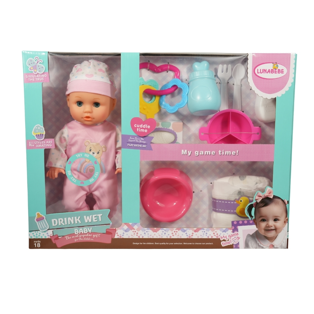 PAPUSA BEBELUS CU ACCESORII GIJ4-58