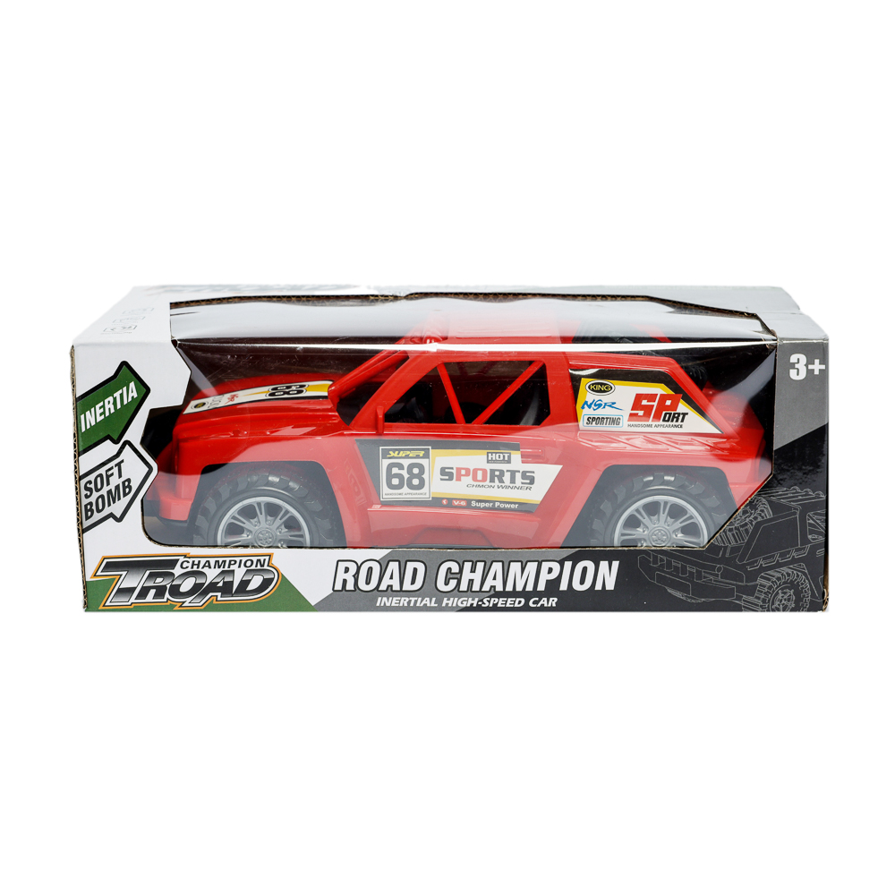 VEHICUL MILITAR OFF-ROAD 30CM ROSU GIJ3-48