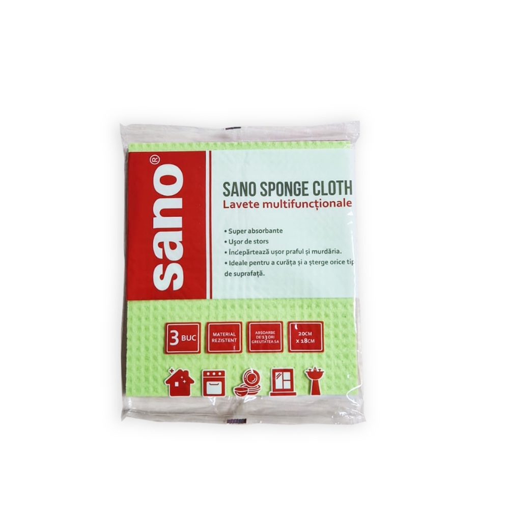 SANO LAVETE UMEDE MULTIFUNCTIONALE 3BUC/SET 20X18CM