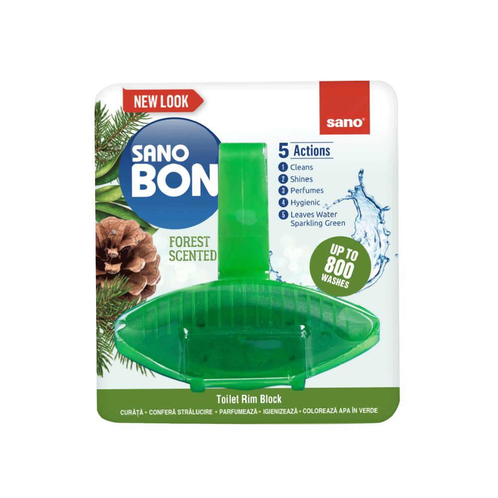 SANOBON ODORIZANT WC BLUE 55G GREEN FOREST