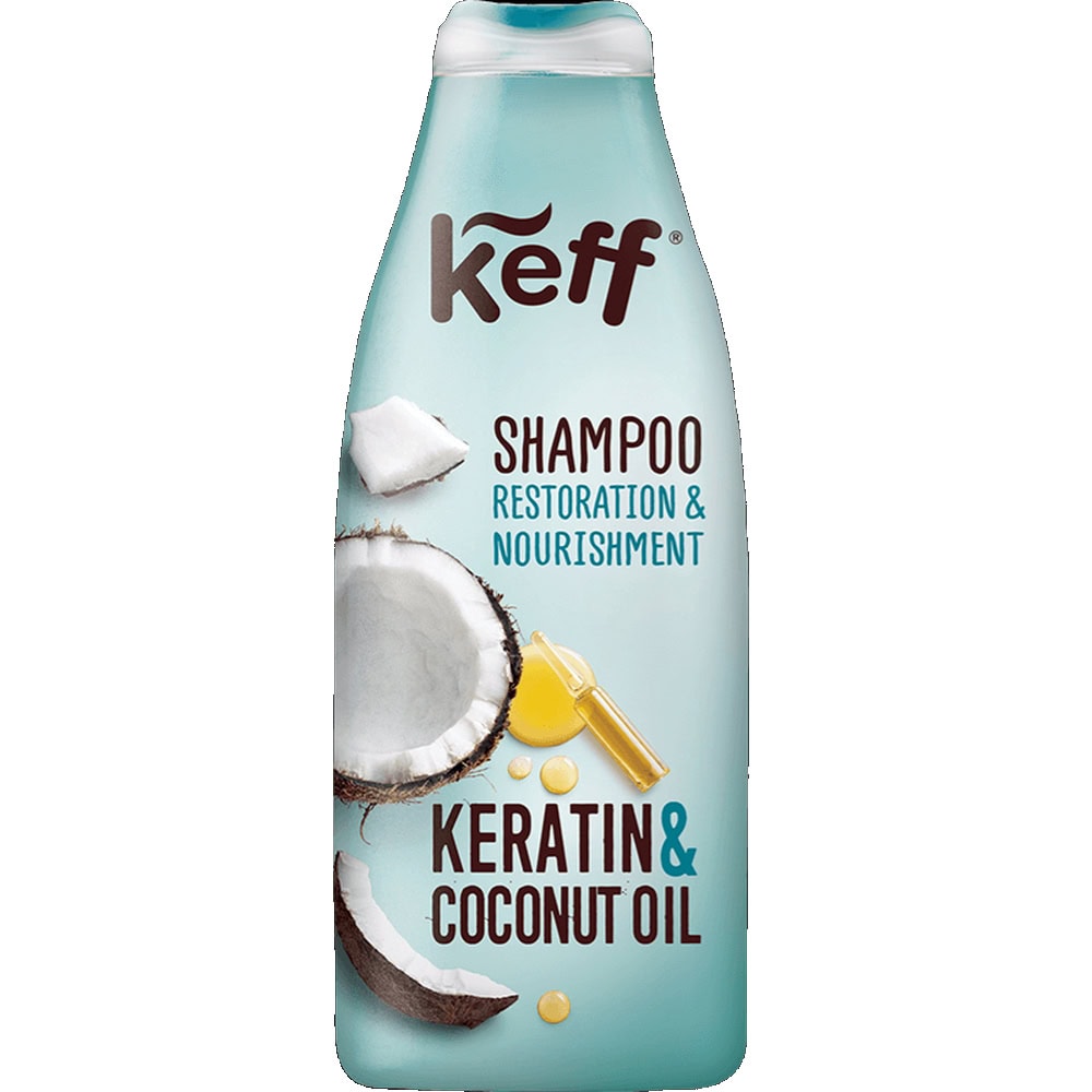 KEFF SAMPON 500ML KERATIN&COCONUT OIL