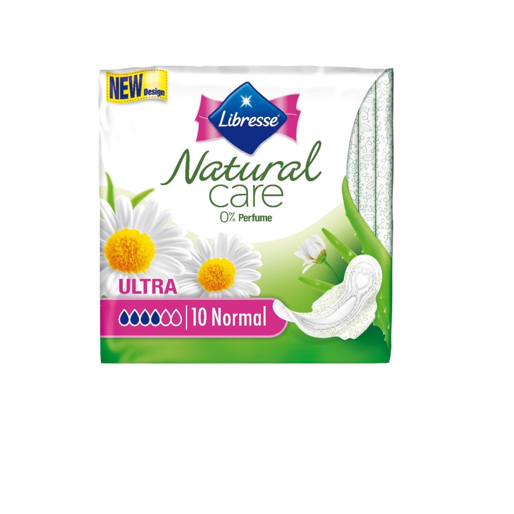 LIBRESSE ABSORBANTE 10BUC NATURAL CARE REGULAR
