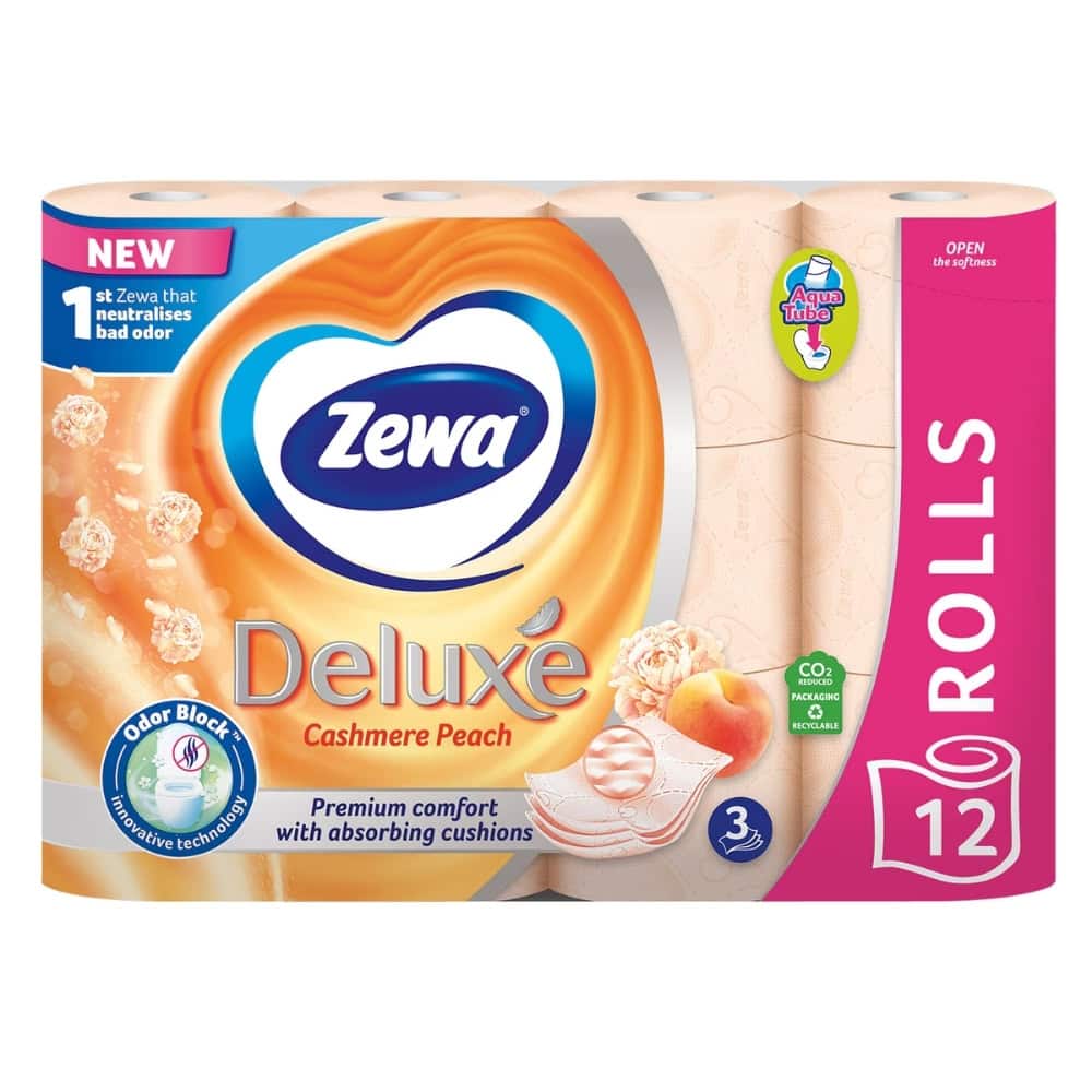 ZEWA HARTIE IGIENICA 3STR 12ROLE PIERSICA