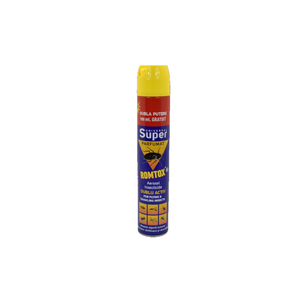 ROMTOX INSECTICID AEROSOL UNIVERSAL 400+100ML PARFUMAT