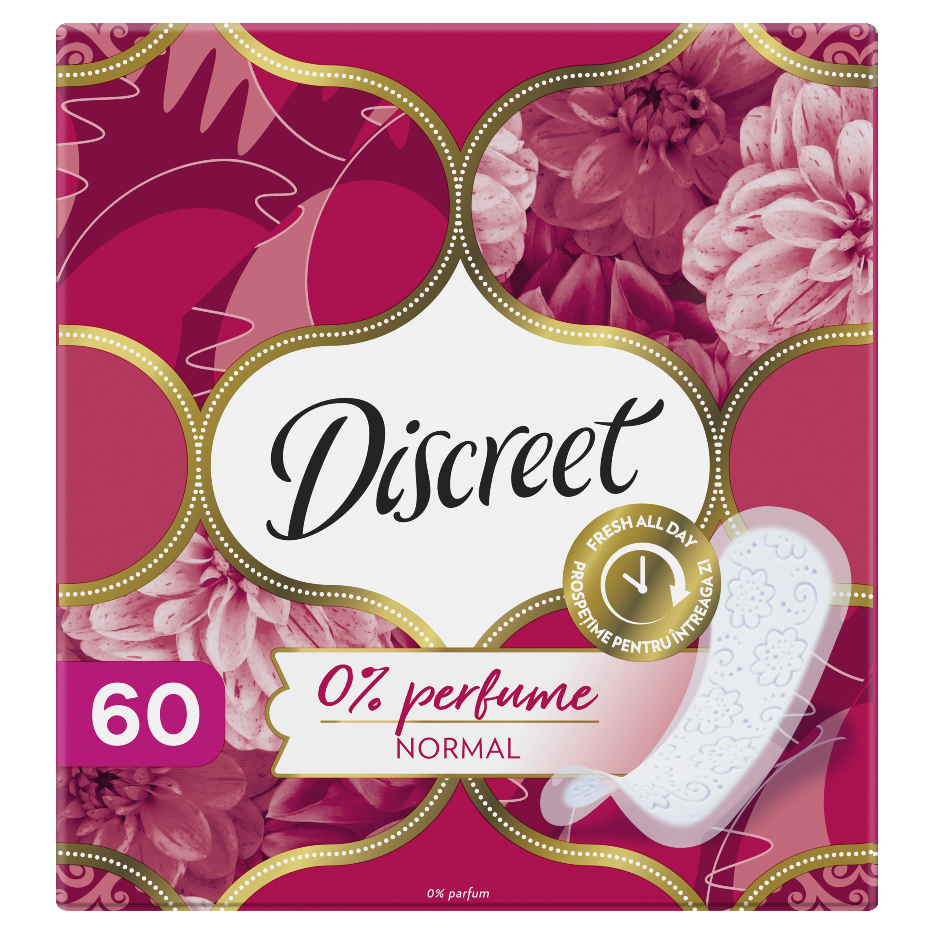 DISCREET ABSORBANTE ZILNICE 60BUC NORMAL