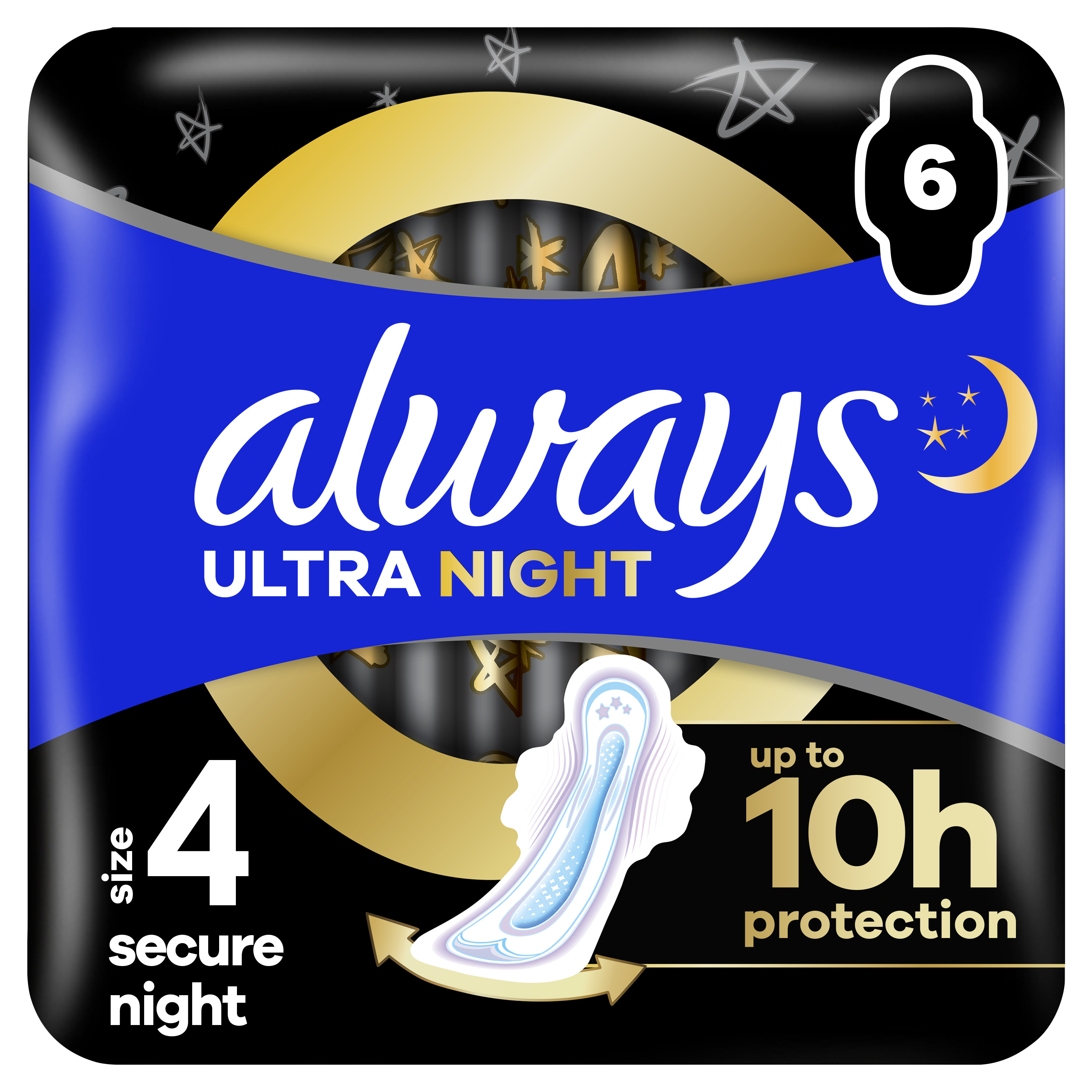 ALWAYS ULTRA ABSORBANTE 6BUC SECURE NIGHT 4