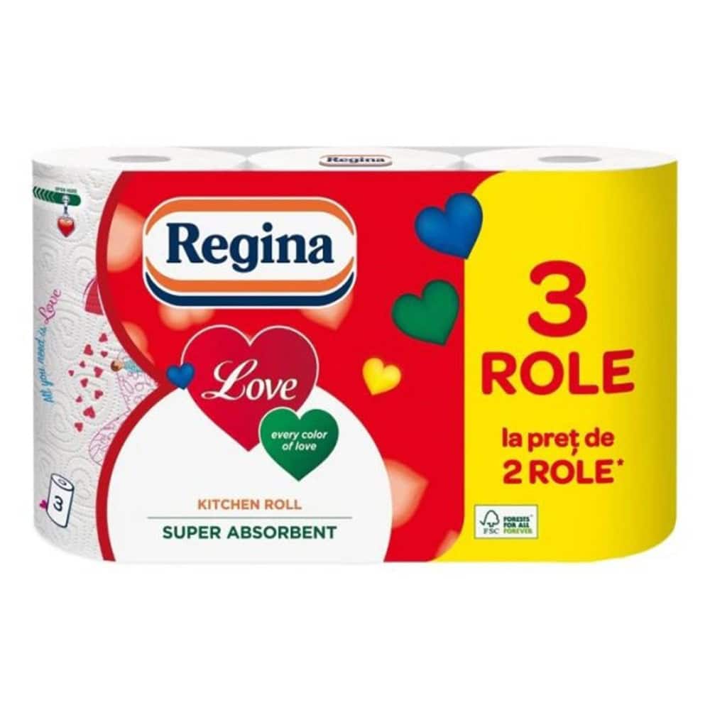 REGINA PROSOP HARTIE 2+1ROLE 3STR LOVE