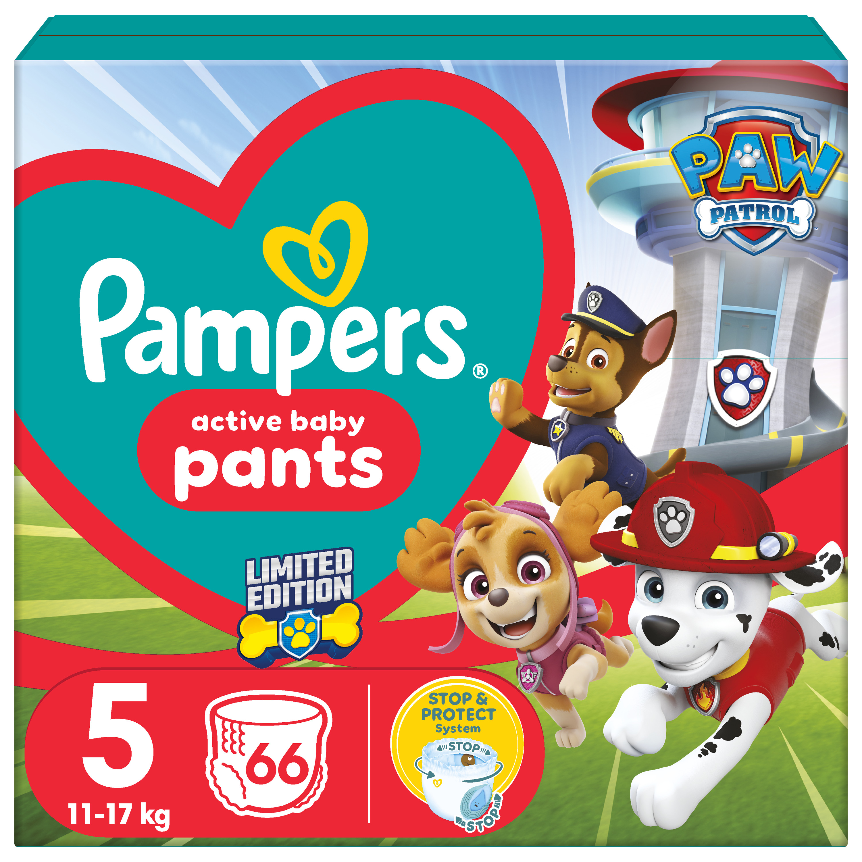 PAMPERS PANTS NR5 12-17KG 66BUC