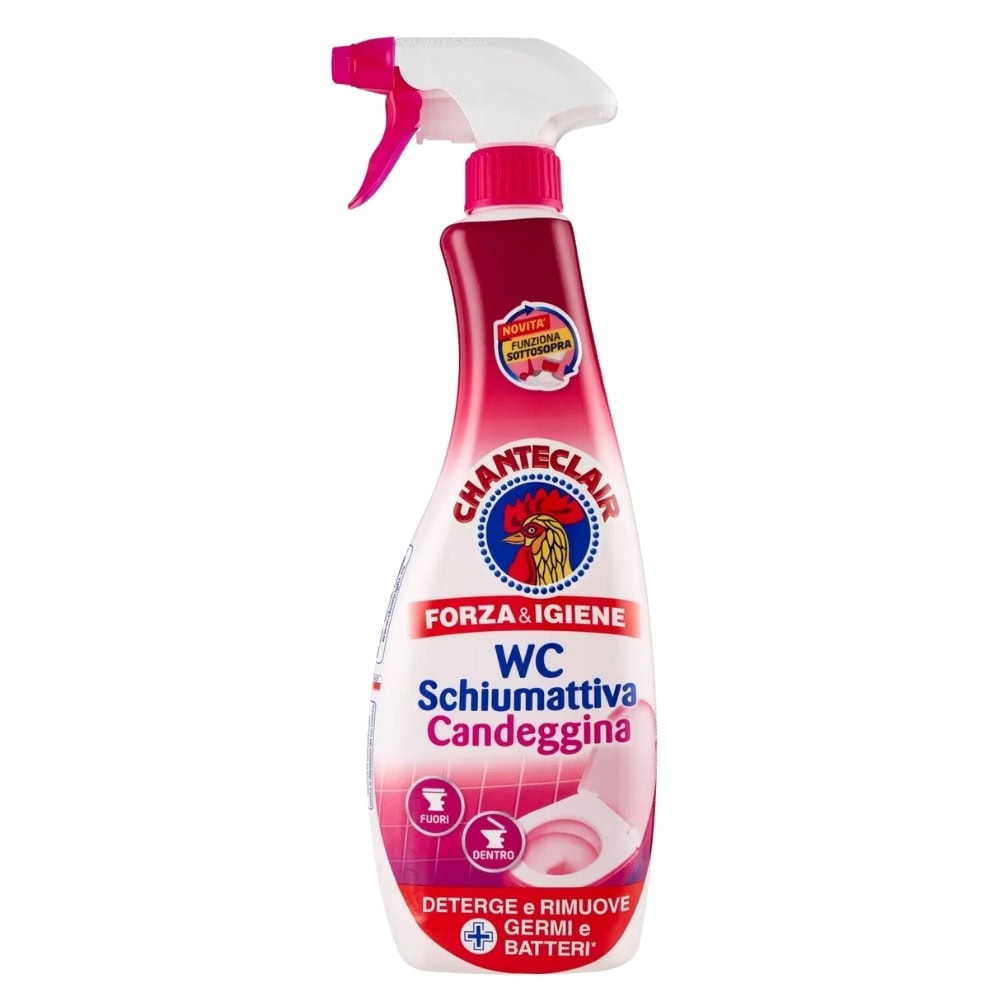 CHANTE CLAIR SPUMA CURATARE WC CU INALBITOR 625ML CANDEGGINA