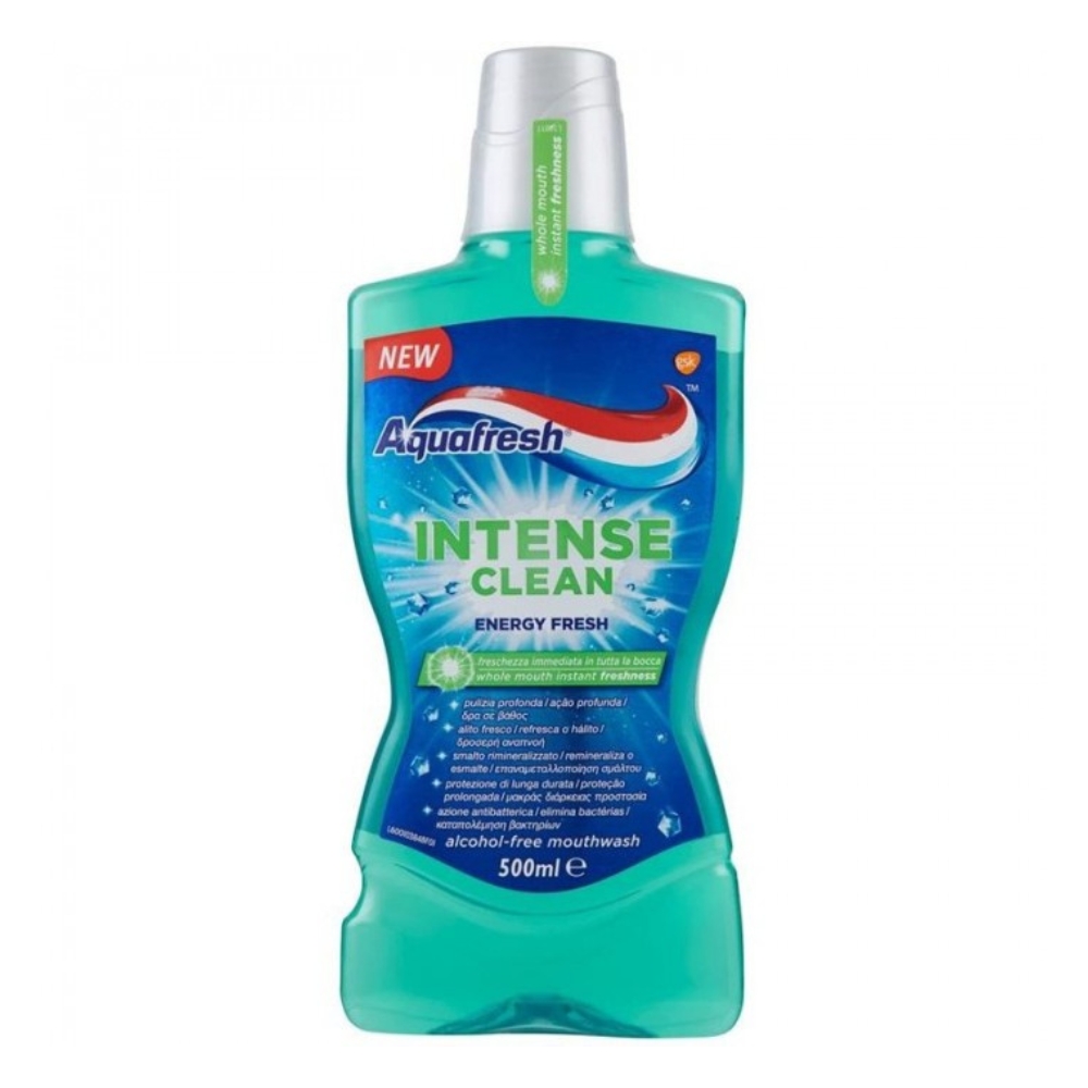 AQUAFRESH APA DE GURA 500ML INTENSE CLEAN