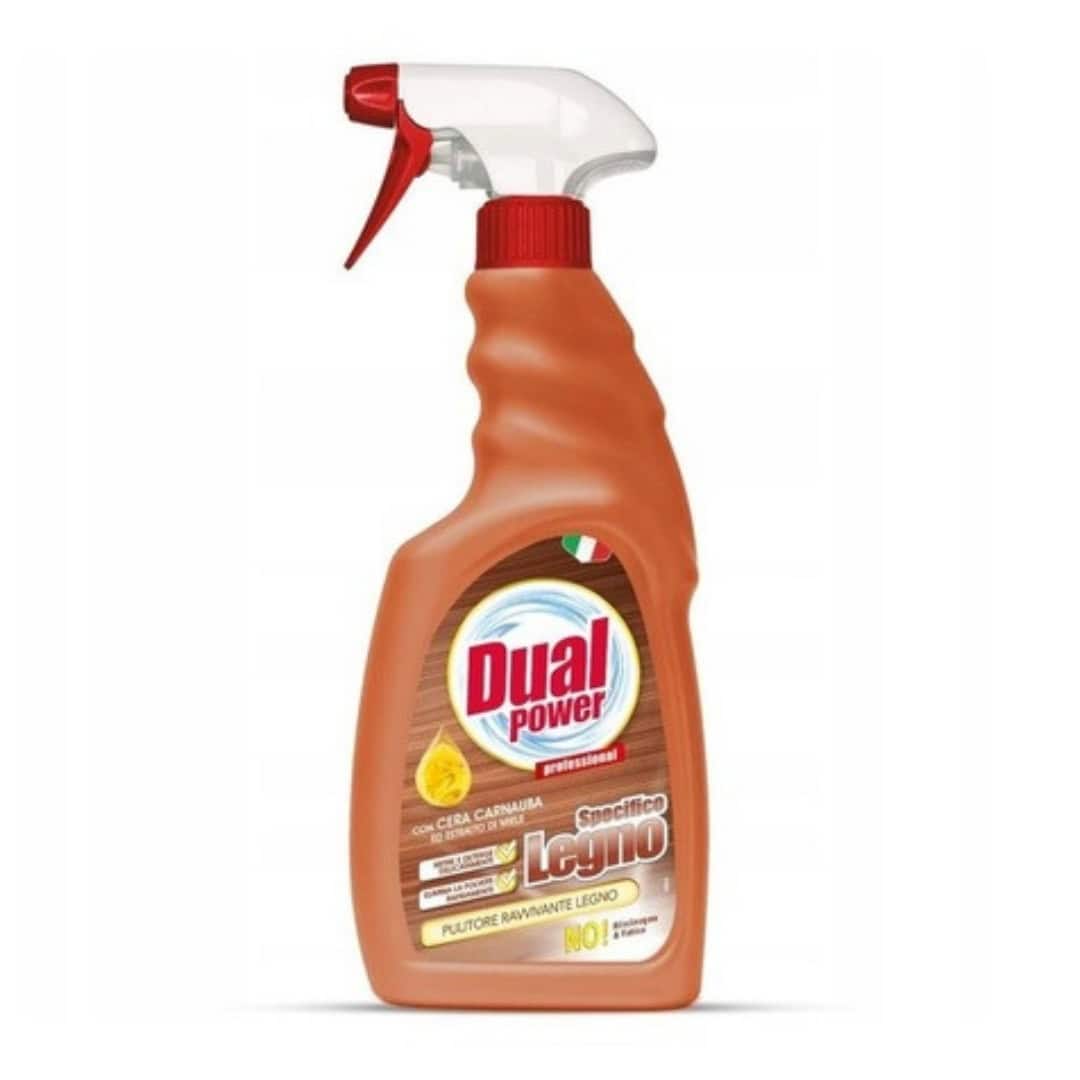 DUAL POWER DET. 500ML LEMN