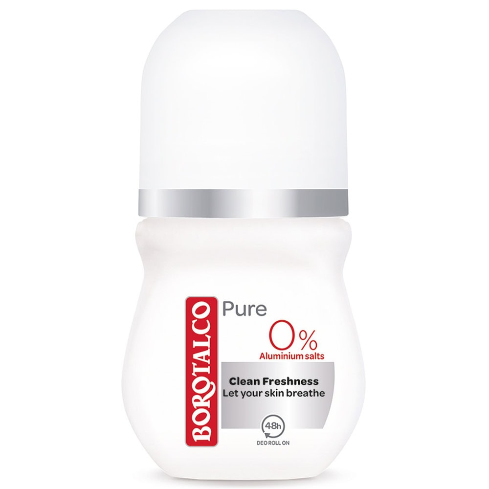 BOROTALCO ROLL-ON 50ML PURE CLEAN 48H