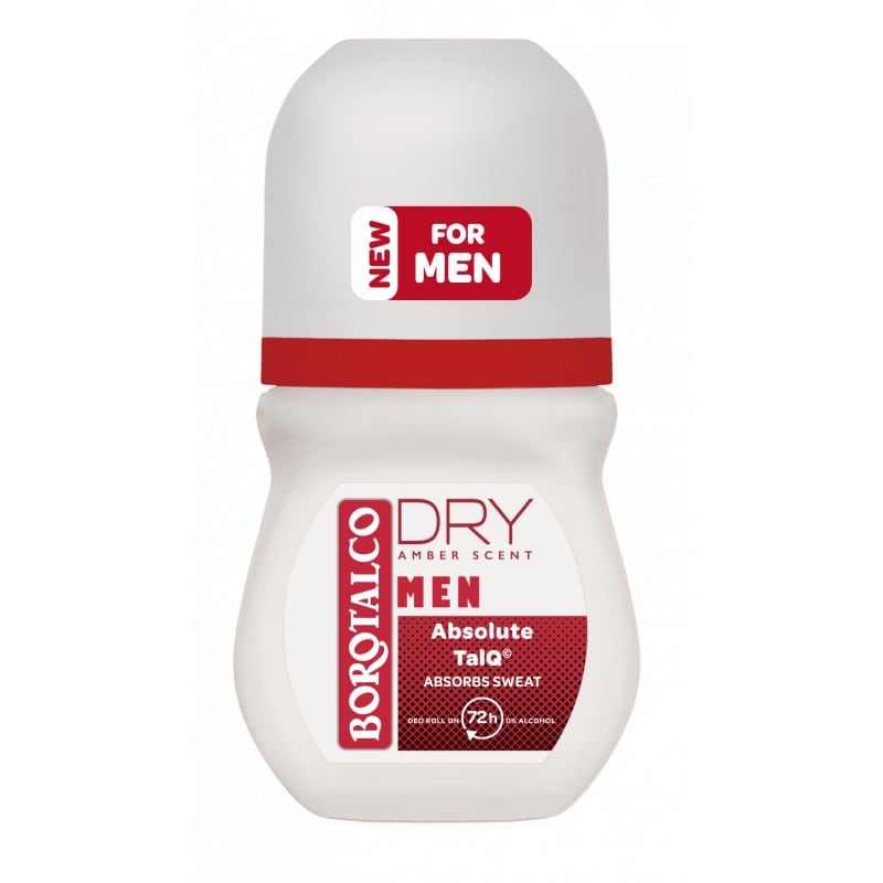 BOROTALCO ROLL-ON MEN 50ML DRY AMBER 72H