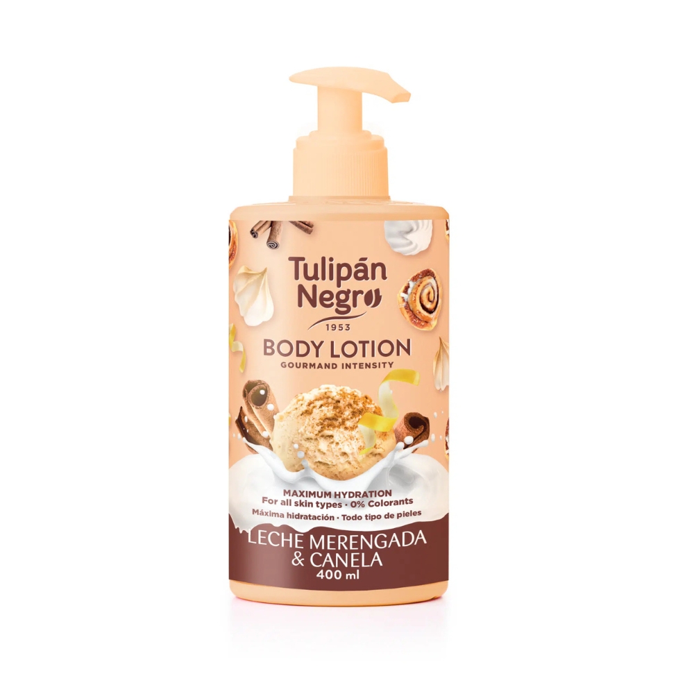 TULIPAN LOTIUNE CORP 400ML LECHE MERENGADA&CANELA