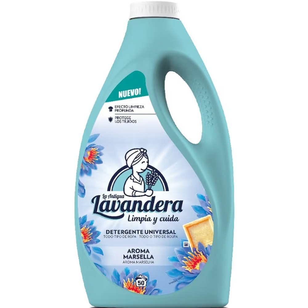 LAVANDERA DETERGENT LICHID 2.5L AROMA MARSELLA 50SP