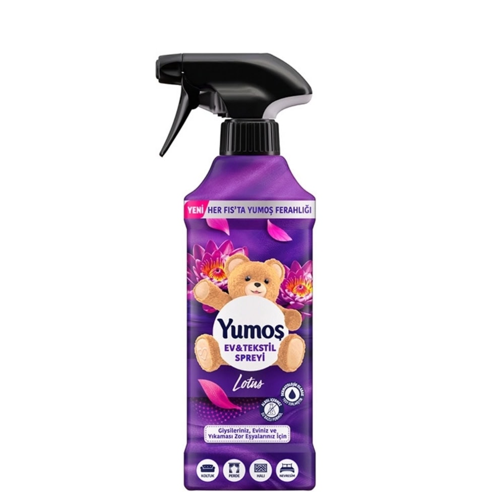YUMOS SPRAY DEO HAINE 450ML LOTUS (MOV)