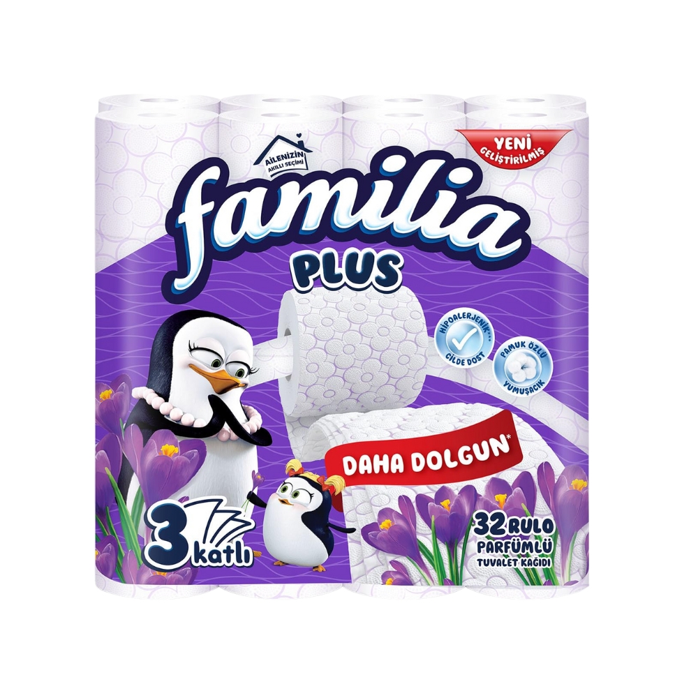 FAMILIA HARTIE IGIENICA 3STR 32ROLE MAGIC FLOWERS
