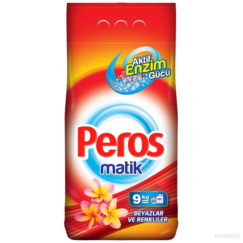 PEROS DETERGENT PUDRA AUTOMAT 9KG WHITE&COLORS 60SP