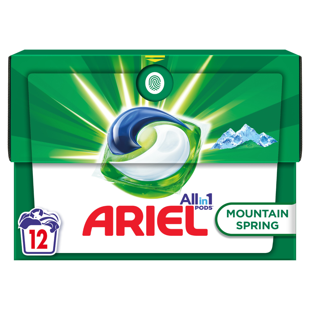 ARIEL DETERGENT CAPSULE 12BUC CUTIE MOUNTAIN SPRING