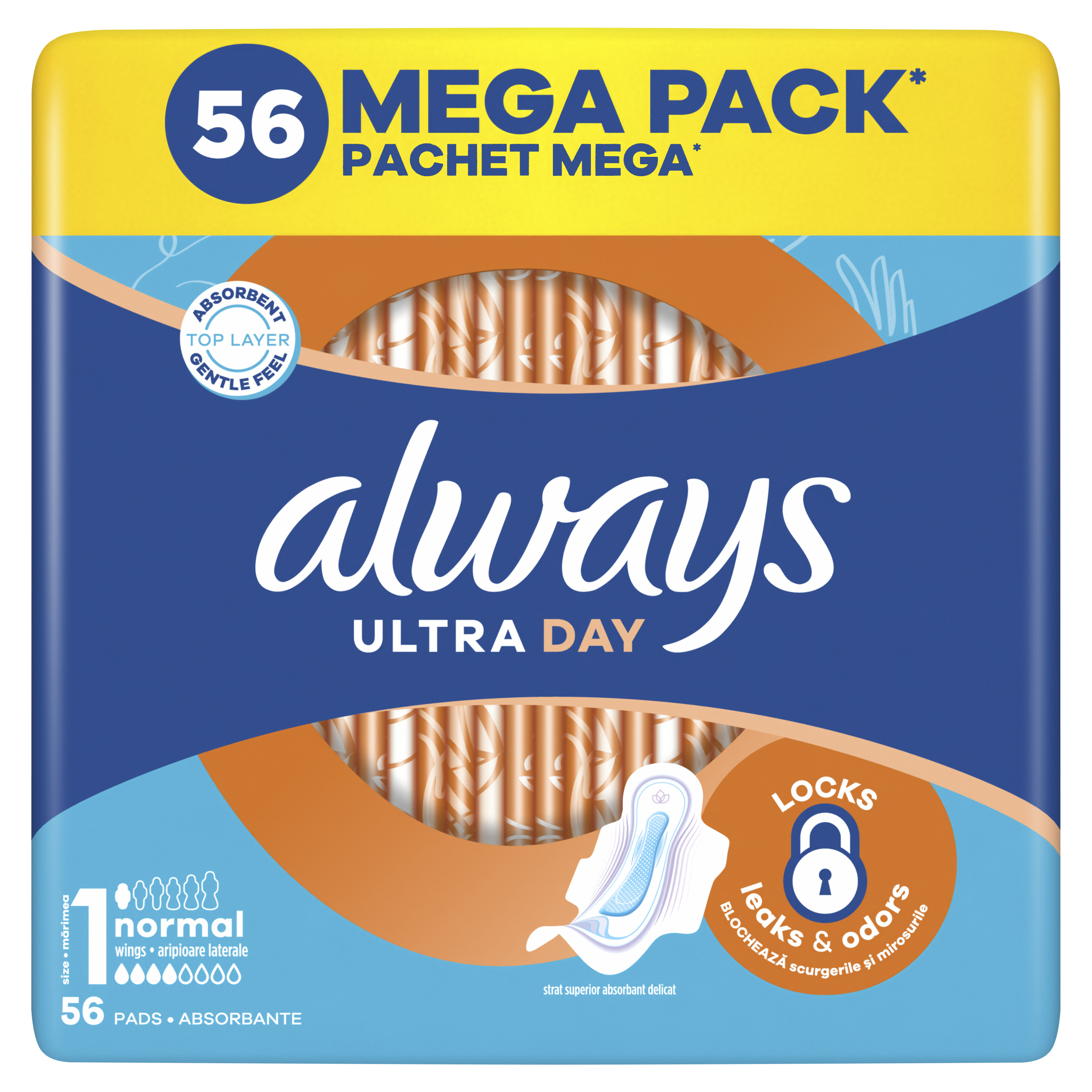 ALWAYS ULTRA ABSORBANTE 56BUC DUO