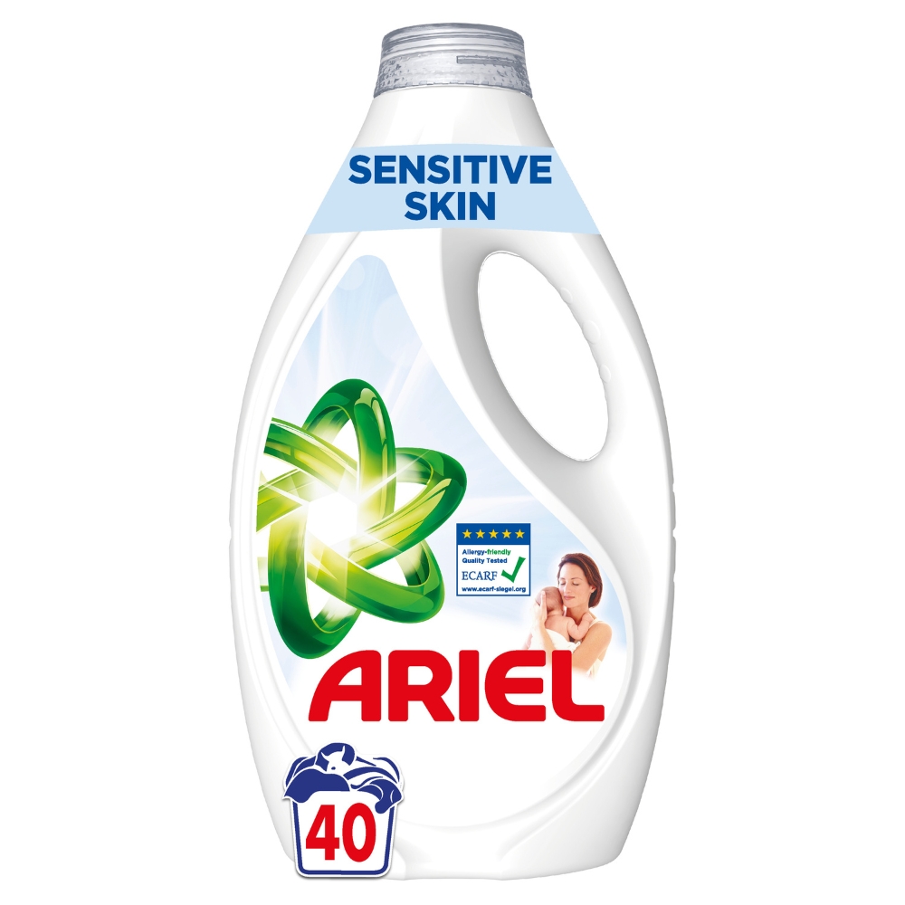 ARIEL DETERGENT LICHID 1.8L SENSITIVE 40SP