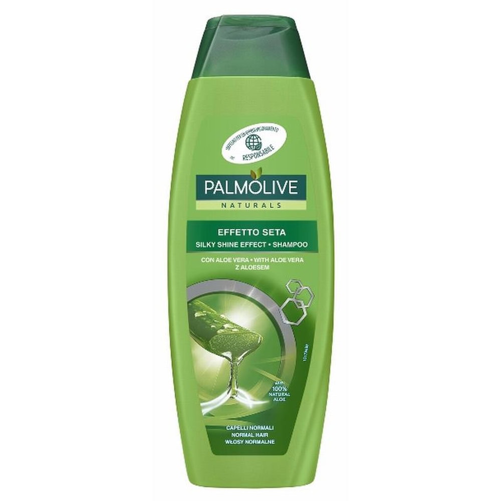 PALMOLIVE SAMPON 350ML SILKY SHINE EFECT ALOE