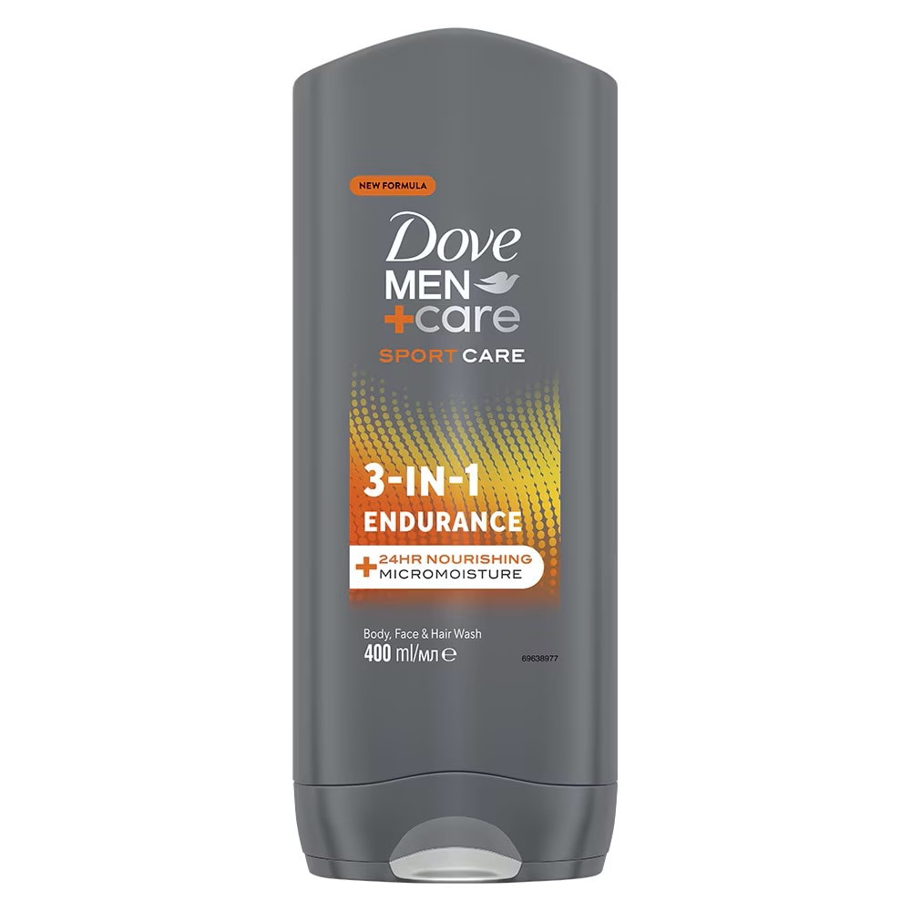 DOVE GEL DUS MEN 400ML ENDURANCE