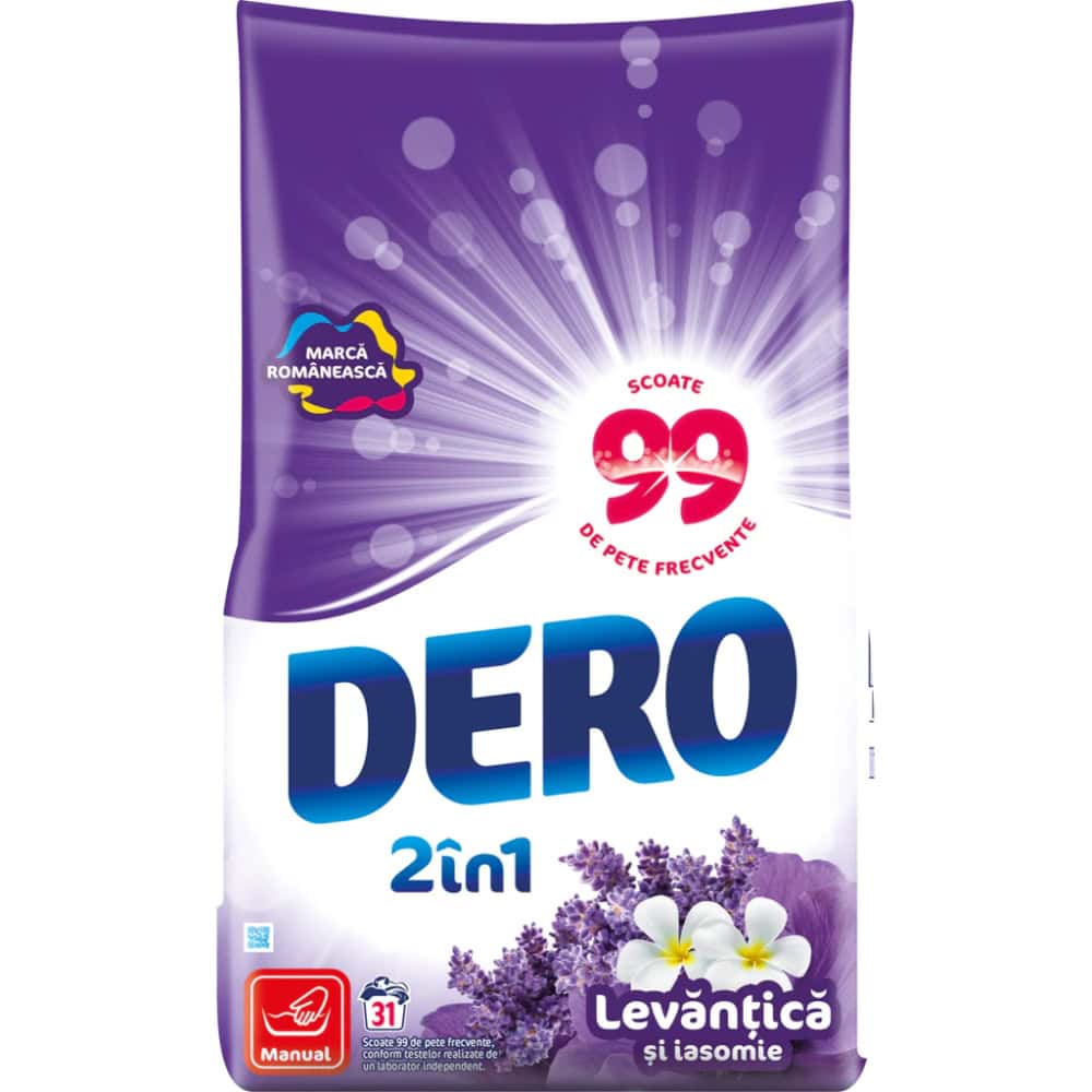 DERO DETERGENT PUDRA MANUAL 1.4KG 2IN1 LAVANDA 28SP