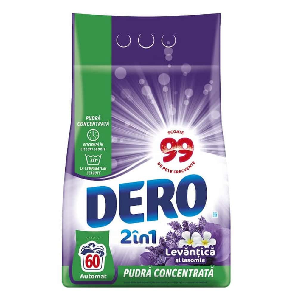 DERO DETERGENT PUDRA AUTOMAT 4.5KG 2IN1 LEVANTICA 60SP
