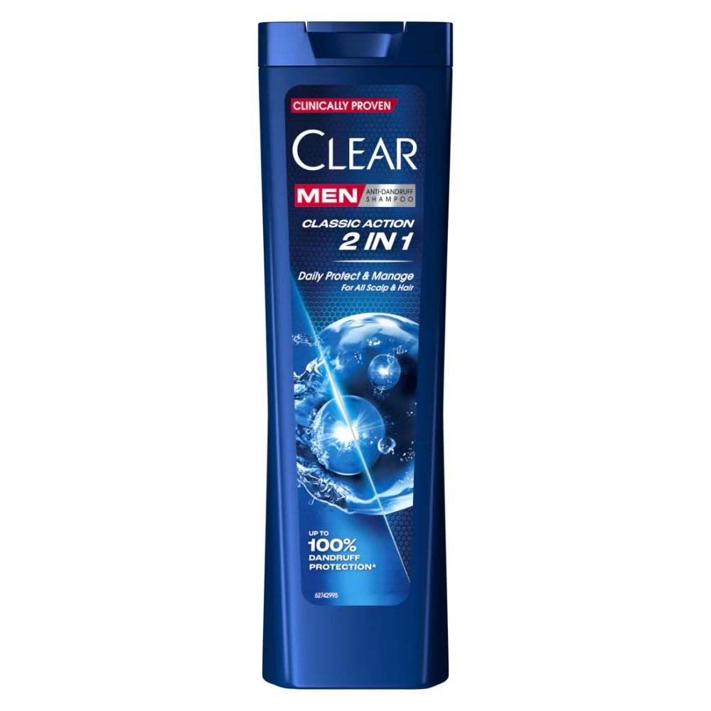 CLEAR SAMPON MEN 2IN1 CLASSIC ACTION 225ML