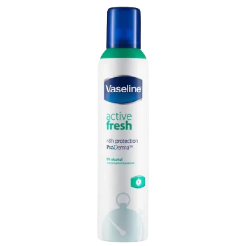 VASELINE DEO DAMA 250ML ACTIVE FRESH 48H