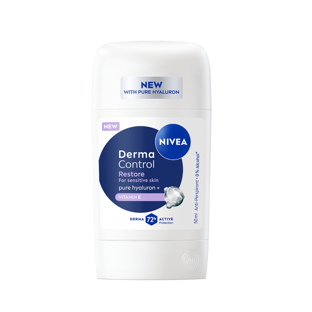 NIVEA STICK DAMA 50ML DERMA CONTROL RESTORE 72H