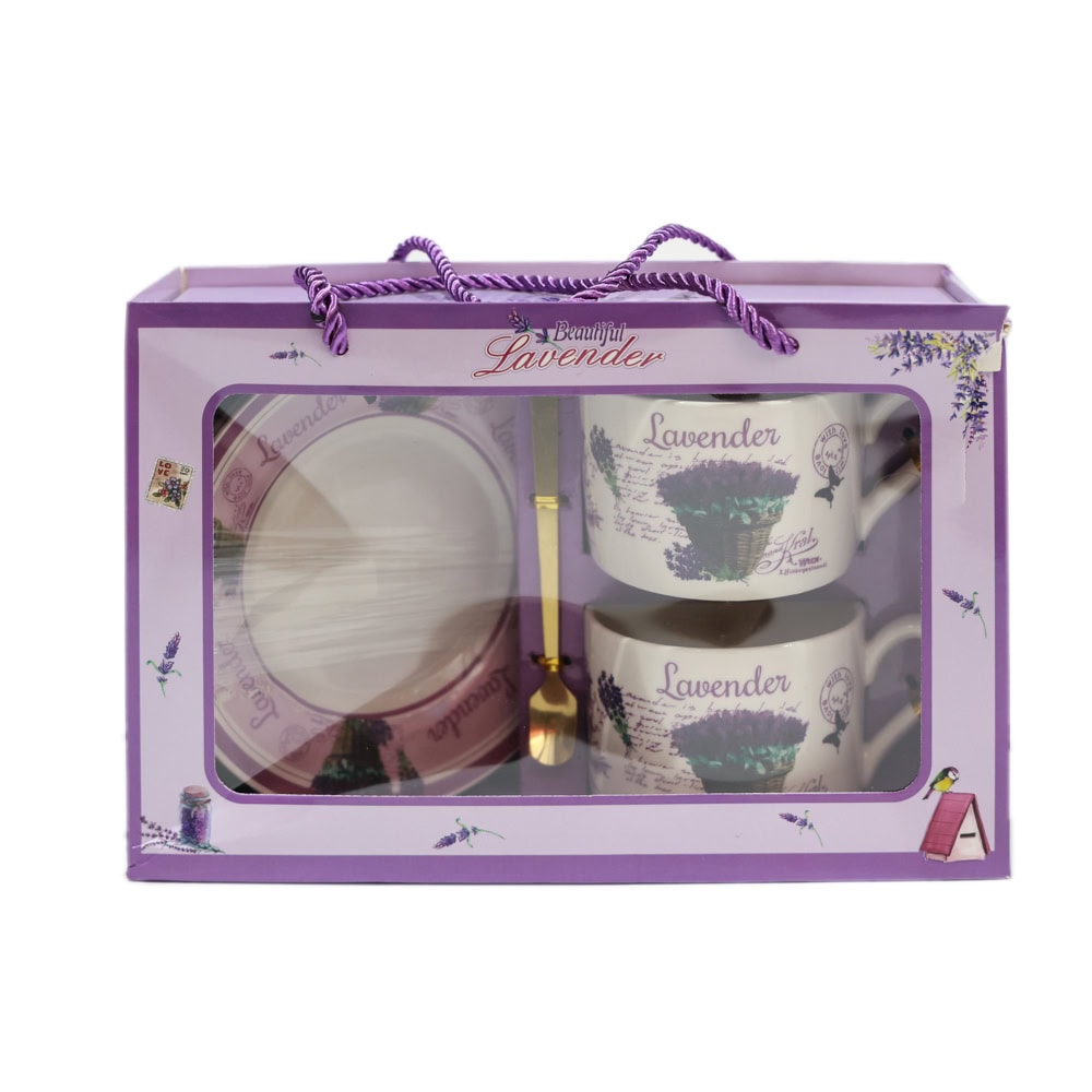 SET SERVIRE CAFEA PORTELAN 6PCS LAVANDA G73-5